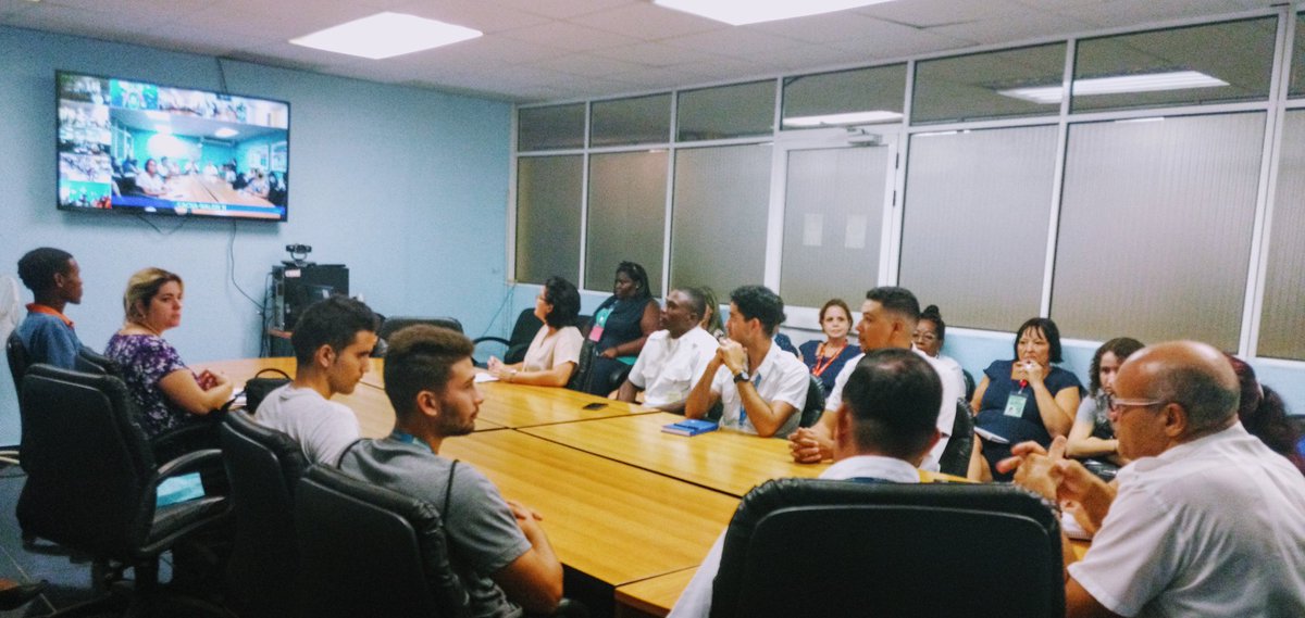 👉Se efectúa encuentro entre nuestro Presidente <a href="/JoelBArcher/">Joel Beltrán Archer Santos</a> con los jóvenes de la #AviaciónCubana ✈️🇨🇺 de todo el país, por teleconferencia, con el objetivo de establecer un diálogo que permita potenciar las acciones en función de mejores resultados.
#UnidosSomosMejores
