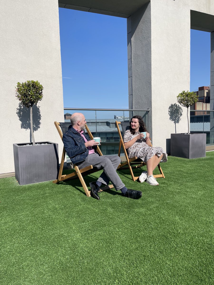 We take the whole practice away from the studios twice a year to #inspirelearning, collaborate and connect. 
Yesterday, we filled up on some much-needed Vitamin D! @TheTerraceWP  #Leeds

#architecture #lovewhatwedo 
#Harrogate #Manchester #team #DoMoreGood