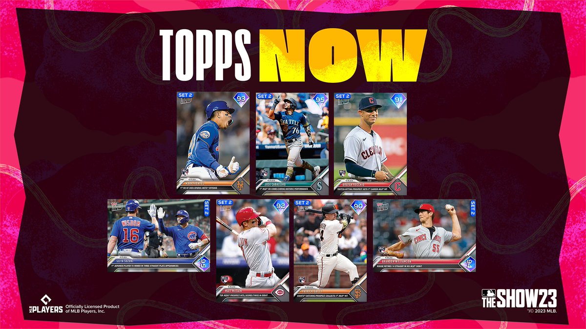 MLBTheShow's tweet photo. Another week full of great performances in the @Topps Now Program! 💪

Who are you looking to add?

#MLBTheShow https://t.co/b0pFh7Bcpy