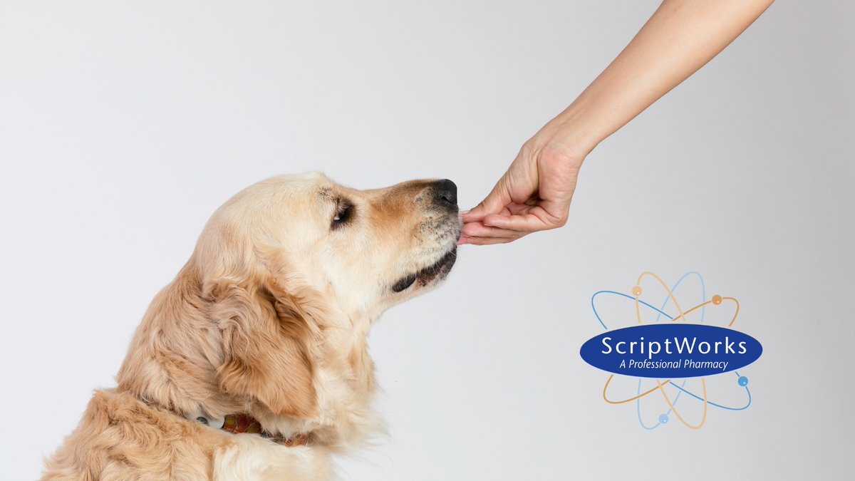 Check out what ScriptWorks can do for you to help make pet health easier: bit.ly/3JFWiJy 

#Pets #PetHealth #PetHealthcare #PetMed #PetMedicine #DogMedicine #CatMedicine #PetCare #CompoundingPharmacy #ScriptWorks #BayArea #BayAreaPharmacy #WalnutCreekCA #California