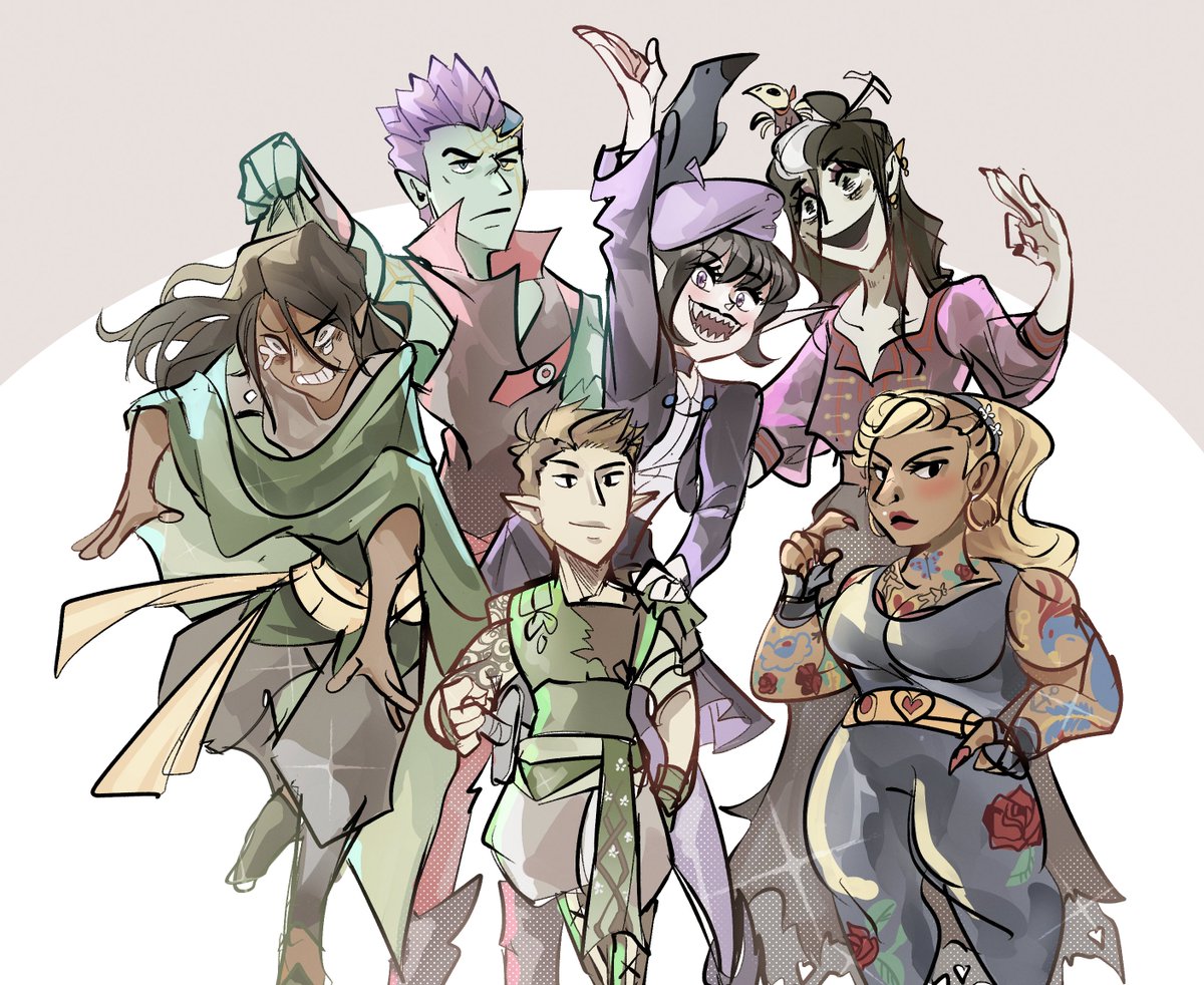 FAN ART GALLERY: Thrown Together

Featured art by <a href="/suraelis/">Melissa 🫙 empty jar emoji</a> 

critrole.com/fan-art-galler…