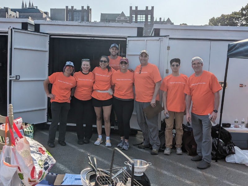 Bitsight's tweet photo. Boston #Bitsighters stepped up and made a difference this week! Striving to help those in need, team members volunteered with Household Goods at @BostonCollege #BitsightCares https://t.co/RSwmPN5BgD
