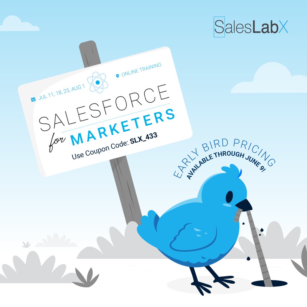 Introducing our new masterclass, Salesforce for Marketers! Register now to learn how you can optimize Salesforce for Marketing Ops. (Hurry, Early Bird Pricing ends June 9th!) » bit.ly/3Mvmhmy
#salesforceformarketers #marketingautomation #salesforce #salesforceautomation