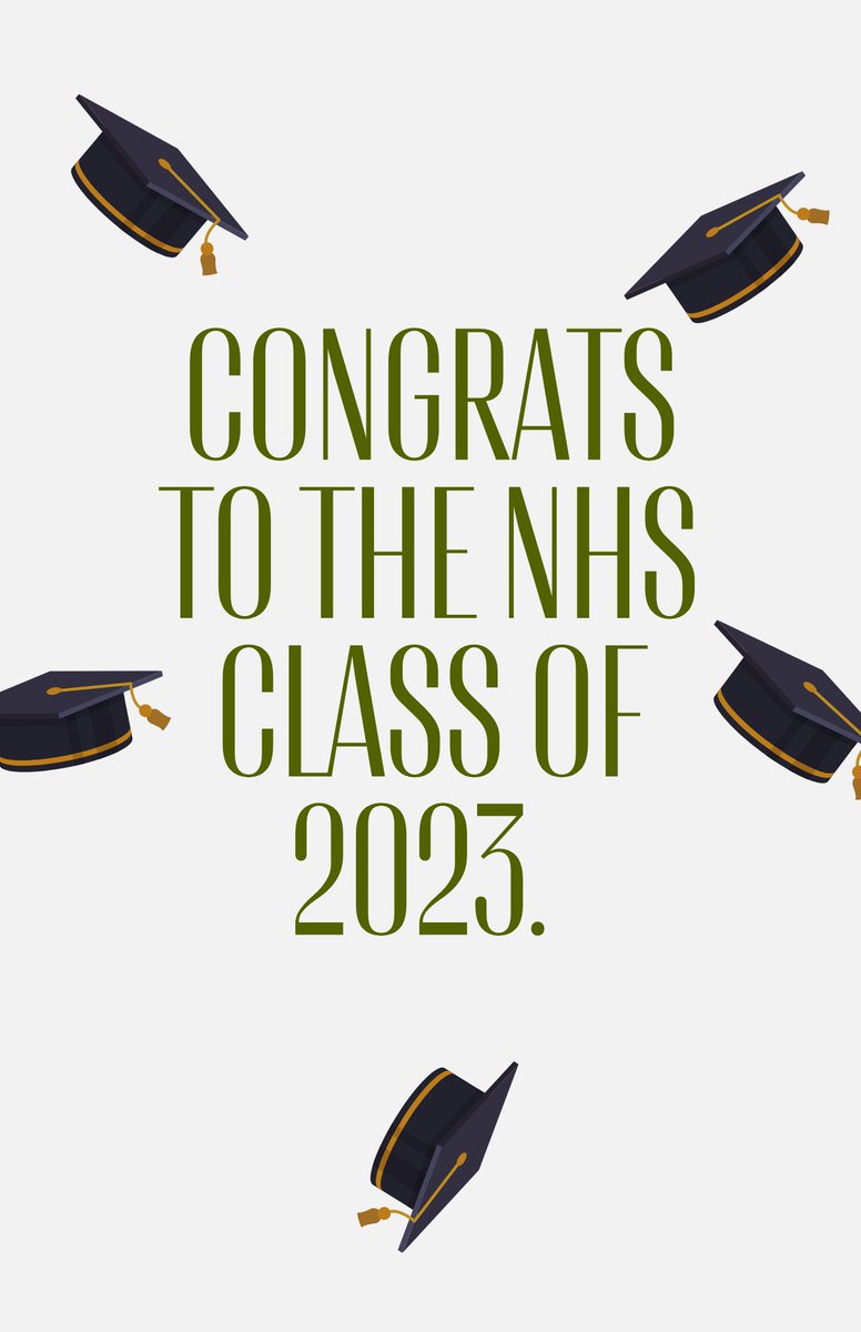 Congratulations to the NHS Class of 2023! We are so proud of you and all of your accomplishments. 🎓🎉