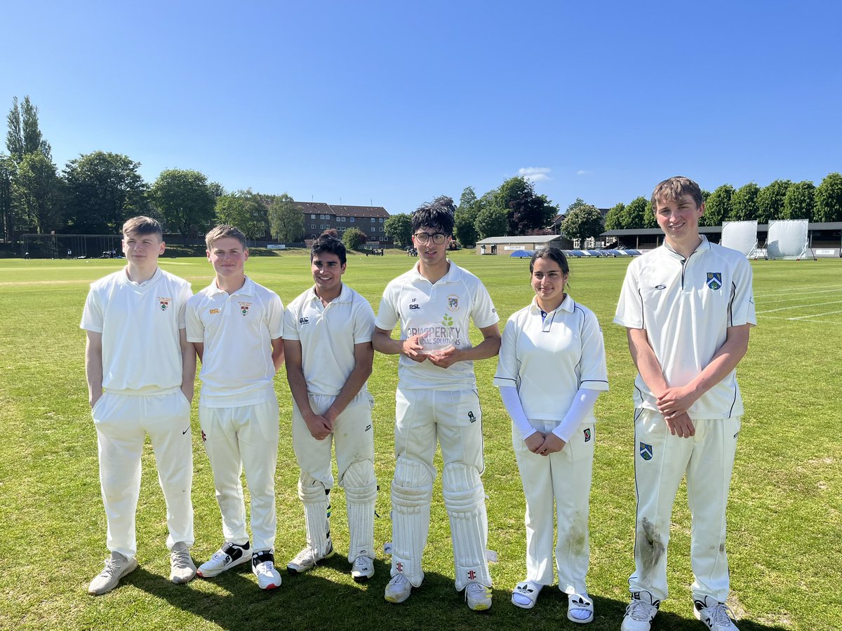 Congratulations to the 1st VI who won the @SportsTGA sixes by defeating @GWC_News in the final on a glorious afternoon. Thanks to @SportsTGA for all of their organisation and the weather ☀️