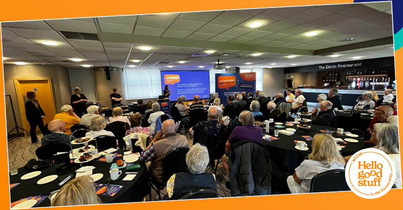 KCOMhome's tweet photo. Fantastic day delivering a workshop with the Senior Tigers Club about our landline switchover. We’re raising awareness of the switchover, so if you know a group that would welcome a visit get in touch here: https://t.co/ip6pJufHKI
#digitalswitchover #hellogoodstuff https://t.co/Nmcun2LGqq