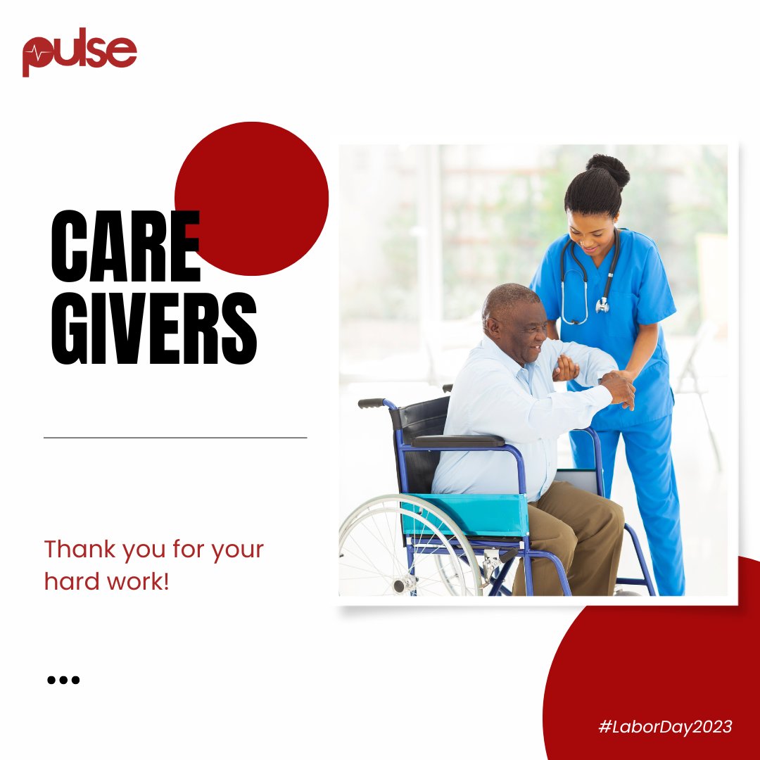 Having a care giver is a blessing 🙏. They help in taking care of the elderly and the also people who are in need ❤️. We thank you so much for your services 😊.

#WeArePulse #LaborDay2023