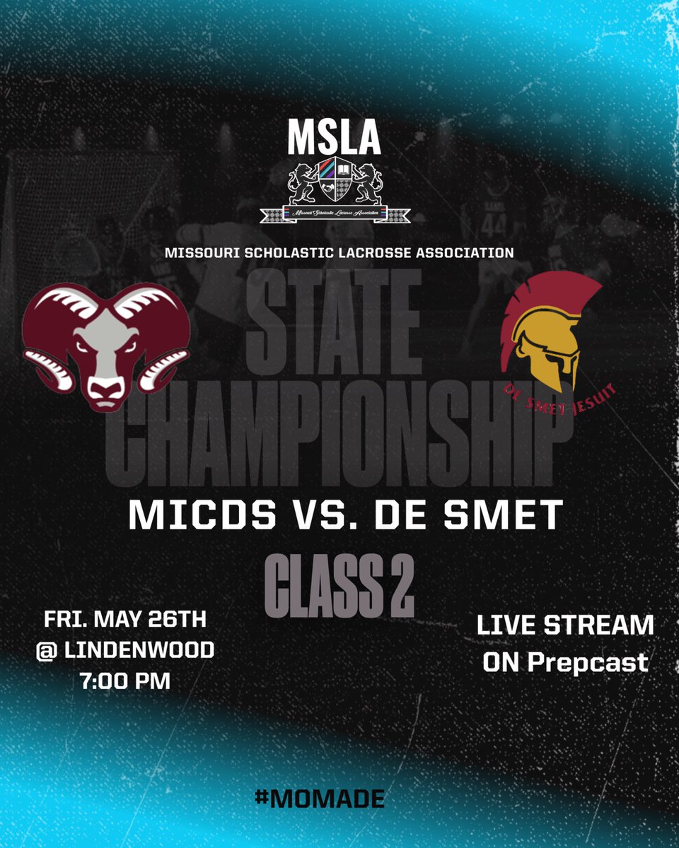 A little over 24 hours from the conclusion of the 2023 lacrosse season with Class 1 &amp; Class 2 Championships tomorrow evening at Lindenwood.

By far one of the most exciting seasons. But we can only crown 2 Champions! 

#WhoAreThey #MOMADE