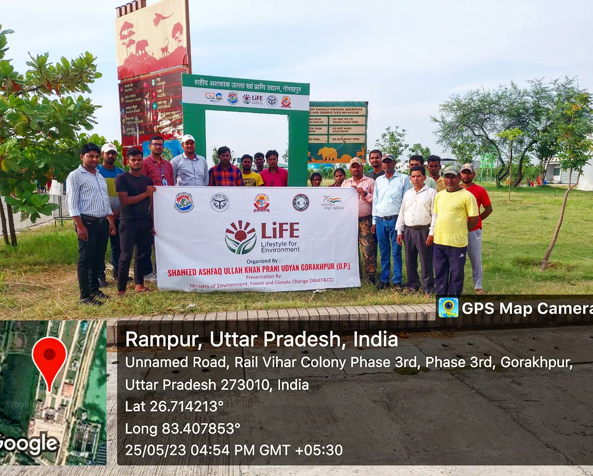 Environment protection  awarness programme through selfiepoint and pledge concluded within zoo premises
#lifestylechange
#MissionLiFE
#Gorakhpurzoo