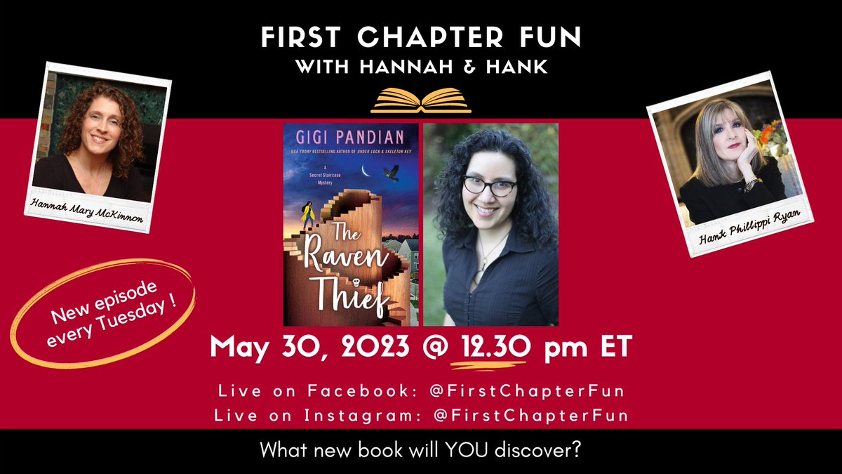 MinotaurBooks's tweet photo. The wonderful @GigiPandian speaks with @hankpryan and @hannahmmckinnon this coming Tuesday at #firstchapterfun--don't miss it! https://t.co/qotPsuReoK