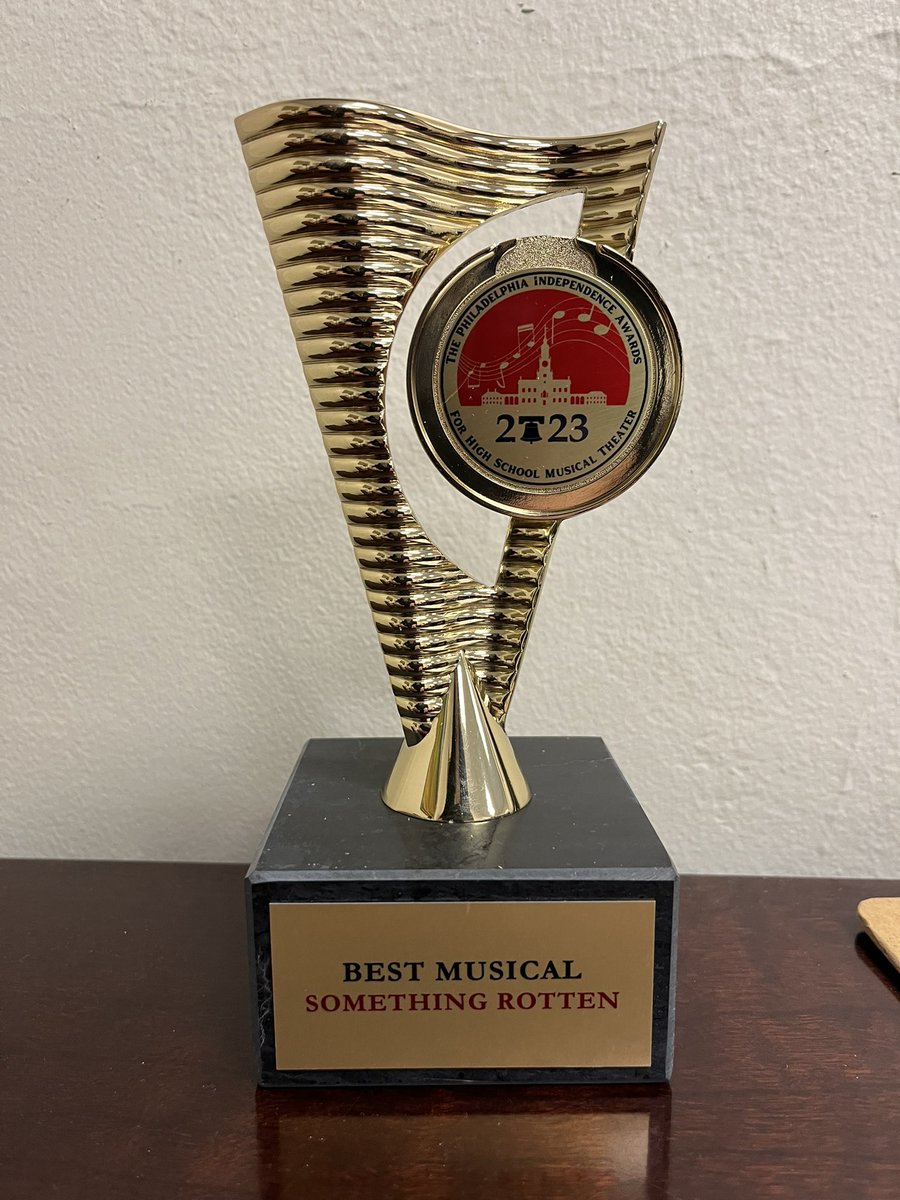 Congratulations to the cast and crew of SOMETHING ROTTEN on winning BEST MUSICAL, and LUKE STONE on winning BEST SUPPORTING ACTOR! What a way to end the season! Thank you, <a href="/phlindawards/">Independence Awards</a>