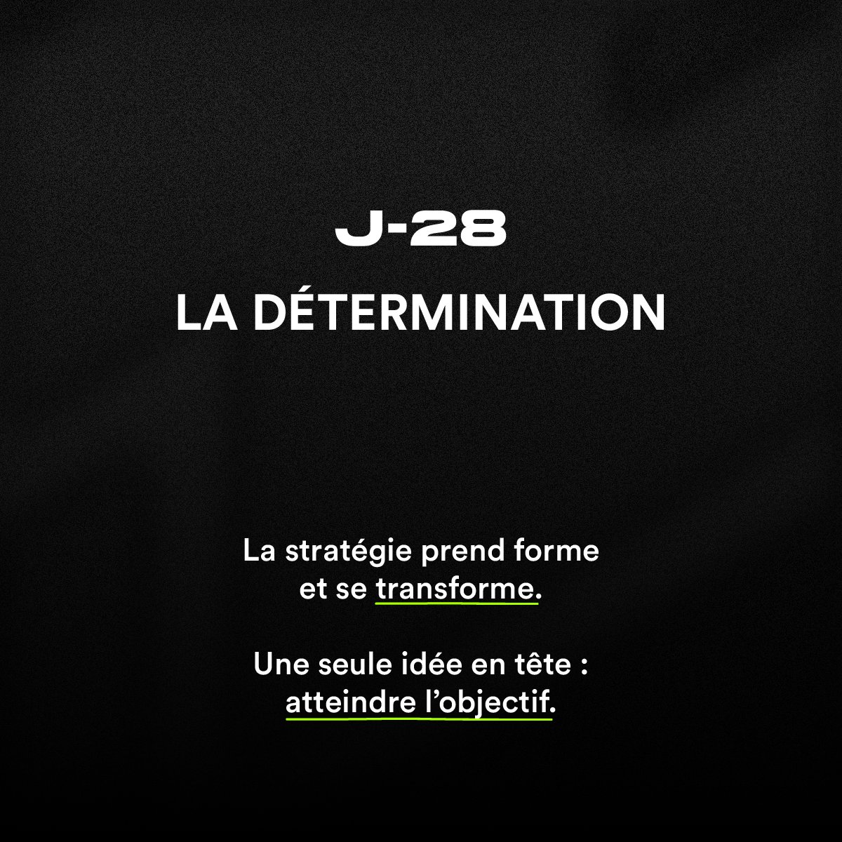 ▪️⎥J-28⎪▪️

LA DÉTERMINATION

Nous sommes à J-28 ⏳

#AgenceCoteOuest #event #nouvellepage #emotion