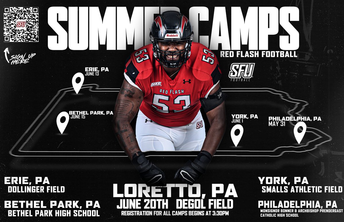 JayMHarrison's tweet photo. 𝗦𝗢𝗨𝗧𝗛𝗘𝗔𝗦𝗧 𝗣𝗔 - 𝗪𝗘 𝗪𝗔𝗡𝗧 𝗧𝗢 𝗦𝗘𝗘 𝗬𝗢𝗨‼️

Can't wait to head down to Philadelphia and York next week to kick off our 2023 Prospect Camps

Registration🔗: https://t.co/mKlpxAOiyP

#EarnYourOffer || #RaiseTheStandard 🔴⚡️ https://t.co/SAVD8aShlQ