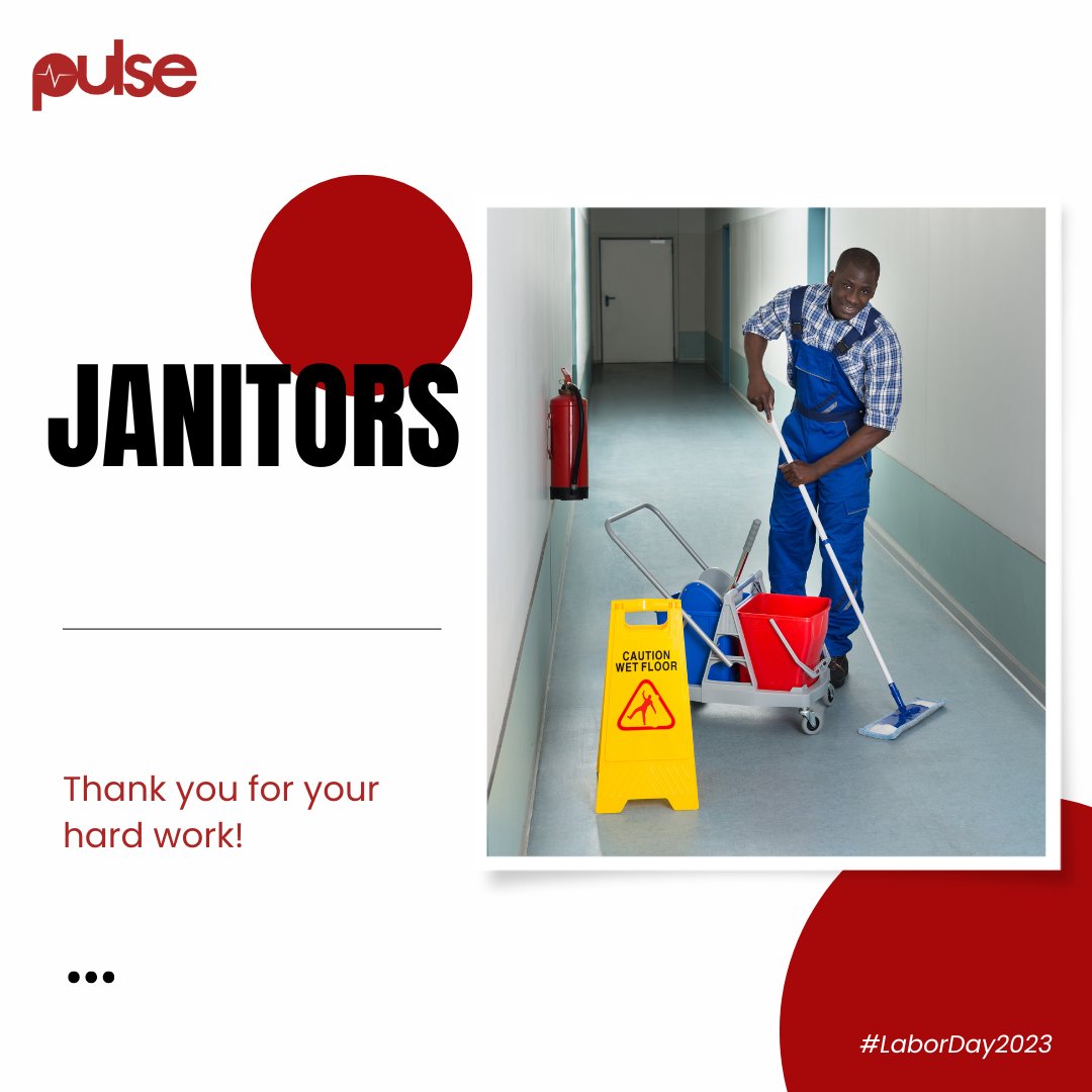 Usafi ni important and janitors always help in this. We appreciate you for your services 📷

#WeArePulse #LaborDay2023