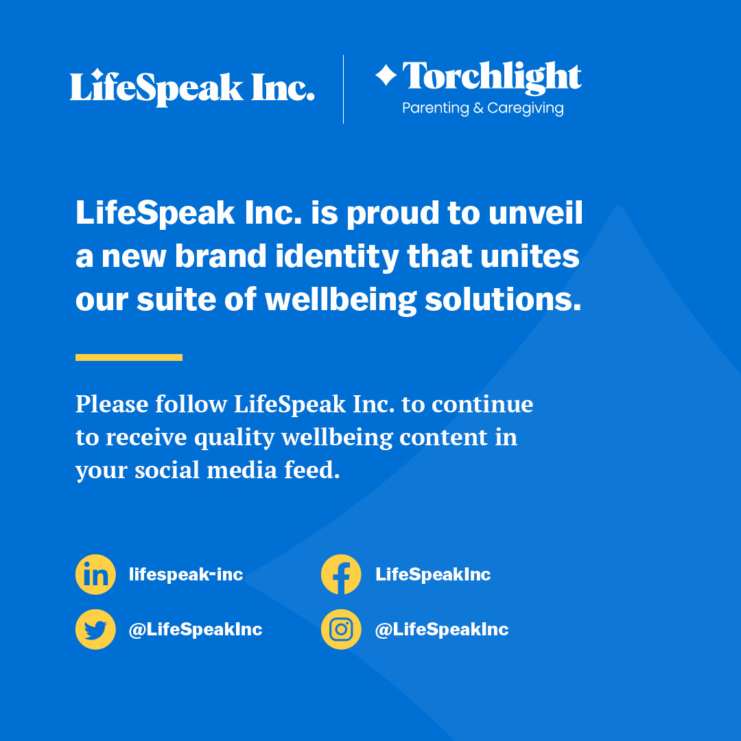 In the coming weeks, our social media channels will be consolidated under #LifeSpeakInc. We invite you to follow us through <a href="/LifeSpeakInc/">LifeSpeak Inc.</a> where you will find the latest updates, engaging content, and valuable resources.

#rebrand #employeewellbeing