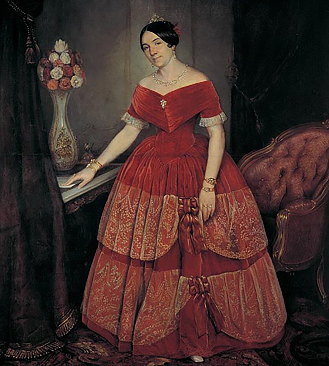 María Victoria Baratta on Twitter "Las faldas más amplias y de telas