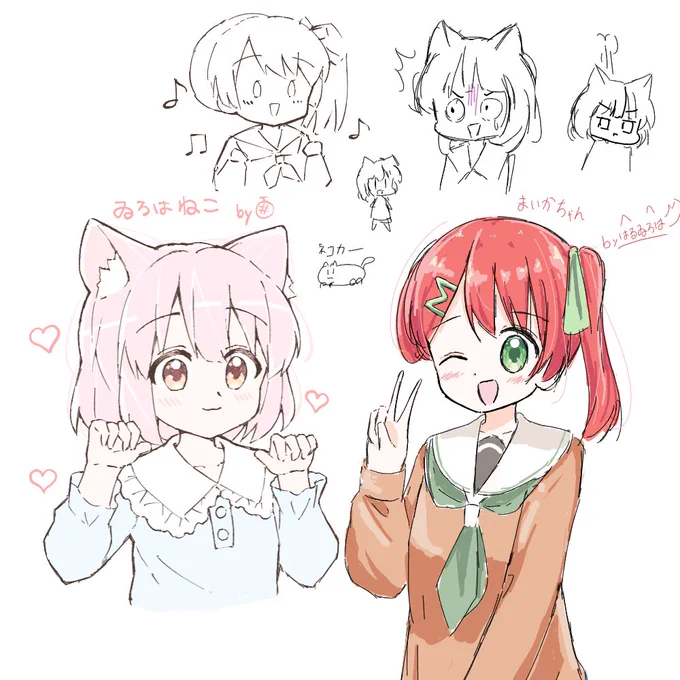 小橋めろんさんと絵チャしました!
@melon_kohashi 
#melon_ori_art 