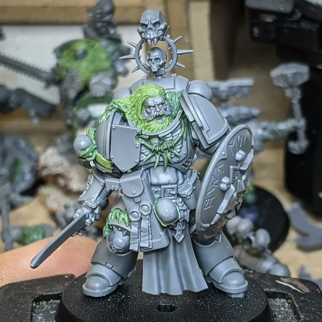 Gunnar the quiet. AKA Redwolf, 

Gunnar is best known for the noise. He is either laughing, shouting abuse or boasting. 
He has risen to where he is by filling the space his noise makes with action.
#warmonger #WarhammerCommunity