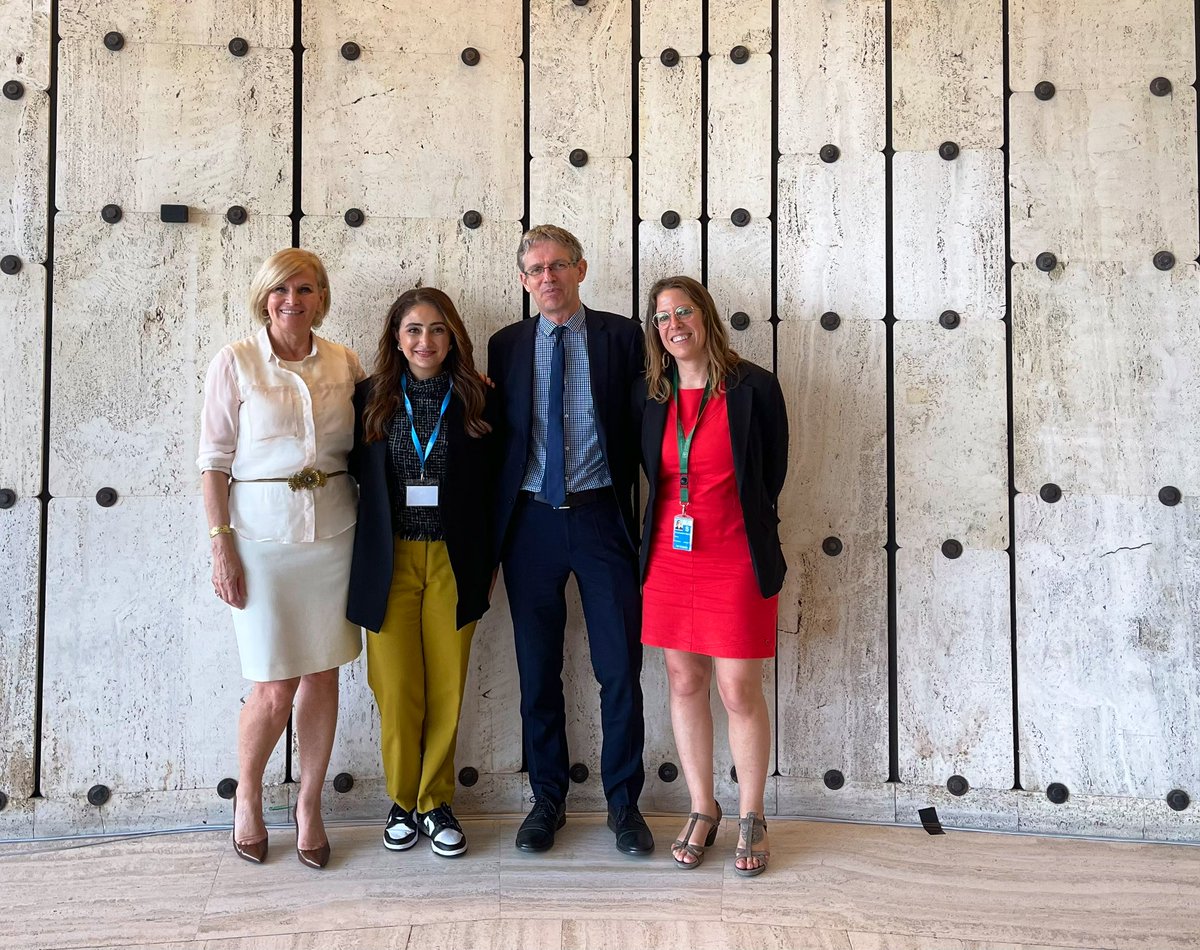 Delighted to have met with @DrMariaNeira and @SoceFallBirima at #WHA76 to discuss the @WHO NTD roadmap, @RLMglobalhealth’s work to #BeatNTDs, and working together to shape a concrete health legacy for #COP28_UAE