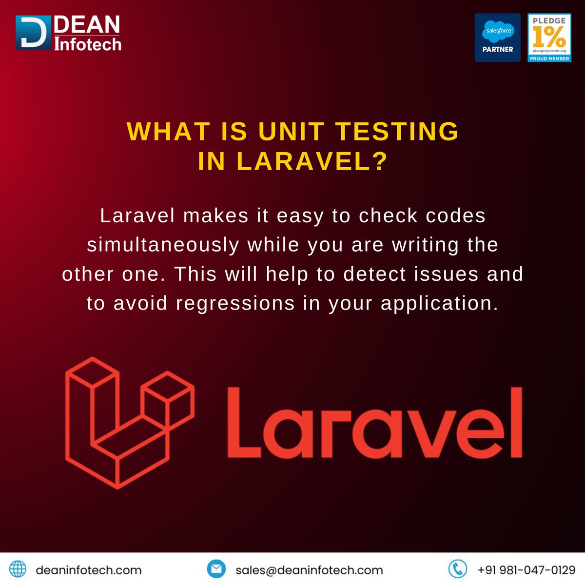 DeanInfotech's tweet image. Laravel is simple and fast. Its principle emphasizes on easily maintainable codes. It is currently empowering over 20 million Web Domains around the Globe! Not just this, there are other facts as well. Let’s check at one of them.
#laravel #code #laravelprogramming #webdomain