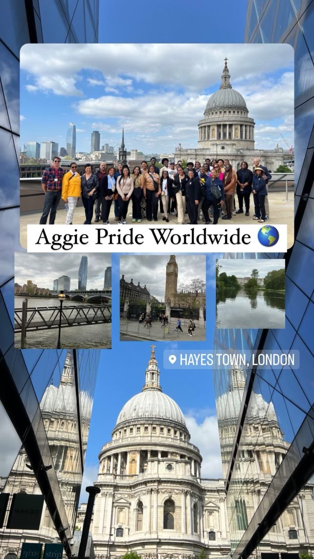 Aggie Honors in London! #AggiePride