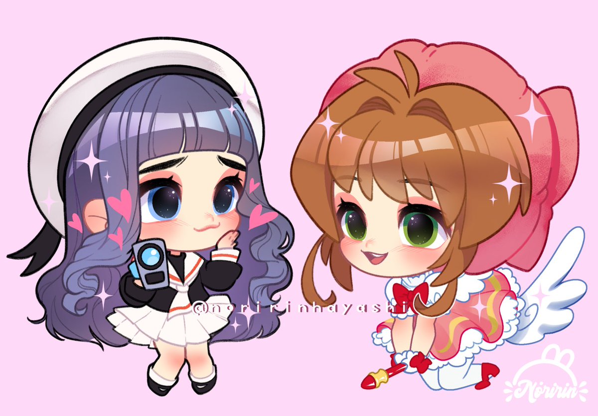 大道寺知世 ,木之本桜 「 Tomoyo and Sakura  #CardCaptorSakura」|✨𝓝𝓸𝓻𝓲𝓻𝓲𝓷✨ DOKOMIのイラスト