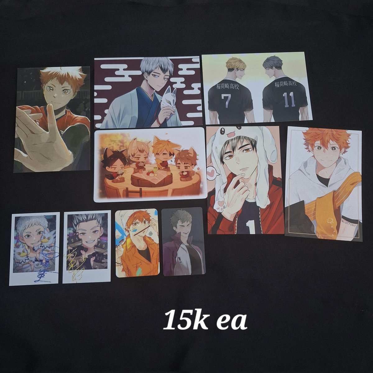 wts postcard, photocard, polaroid haikyuu from various artist

15k ea
dom bekasii
boleh nego kalo ambil 2 ataw lebihhhh
exc admin syopi yaa 3,2%

t. #warunghaikyuu iced_chocohaim KANAN_KING kkam_hrt Ygintam vw_OPAL dd00nngg HQ20201215