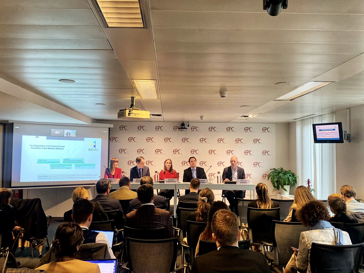 StratulatCorina's tweet photo. Interested in the green energy transition in the Balkans? 🌱✨ Have a listen to the excellent panel I moderated yesterday presenting a new #BiEPAG project & brand new public opinion data from the #balkans on the subject 🇪🇺 @BiEPAG @Balkan_Fund @epc_eu
https://t.co/zujXRgXAmC https://t.co/1jEL4BndfL