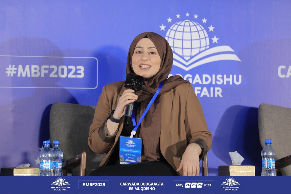 caawiyeorg's tweet photo. Our very own  Fatma Sirad @FatmaSirad &amp; Betul Ozturk @Btloz_trk took to the panel on day two of the @MogBF underway in Mogadishu. Together they discussed how community service and accountability go hand in hand and can usher in enhanced good governance &amp; public service delivery. https://t.co/ViMsMEZBAc