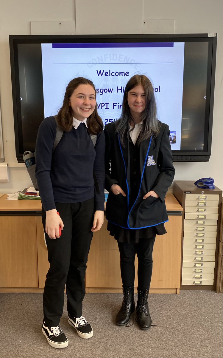PortGlasgowHS's tweet photo. We are so proud &amp; impressed with our students! A fantastic final, made it really hard for the judges…… but our PGHS  S3 @ypi_scotland winners for this session are Cerys, Dana, Chloe, Ellis, Kaysie, Gracie &amp; Conni securing £3000 for @ArdgowanHospice 👏👏👏 https://t.co/Ox1VLY83Oi