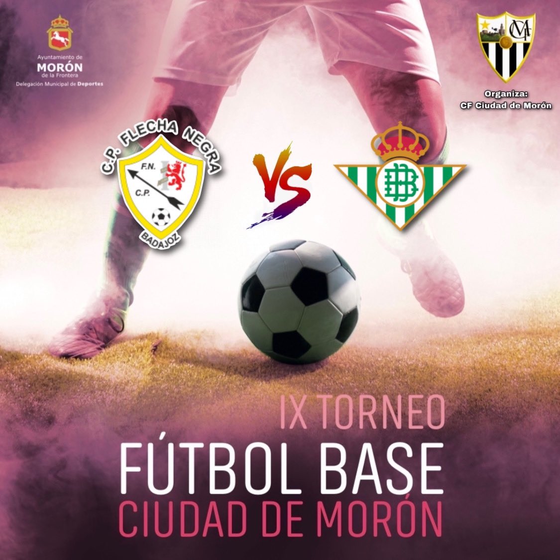 🏁FASE FINAL

🆚HORARIOS Y EMPAREJAMIENTOS

☑️Sábado 15:30 horas

✔️Campo 1: <a href="/MalagaCF/">Málaga CF</a>  - <a href="/Merida_AD/">A.D. Mérida</a> 

✔️Campo 2: <a href="/cpflecha/">C.P. Flecha Negra ⚪️⚫️</a> - <a href="/RealBetis/">Real Betis Balompié 🌴💚</a> 

<a href="/AbelSegoviaVega/">Abel Segovia Vega</a>
<a href="/cfciudaddemoron/">Club de Fútbol Ciudad de Morón</a>

#IXTorneoFBCiudadDeMorón
