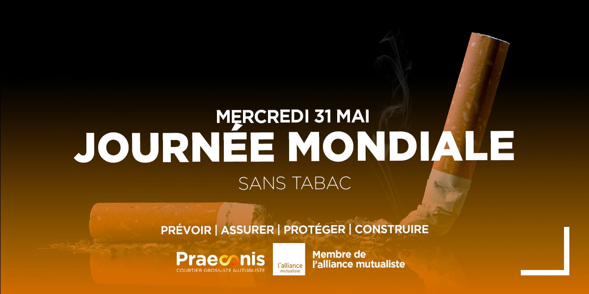 praeconis_fr's tweet photo. 🚭À l'occasion de la #JournéeMondialeSansTabac, Praeconis s'engage en faveur de votre #Santé. C'est pourquoi nous intégrons la prise en charge des substituts nicotiniques dans notre tableau des garanties.
Nous sommes là à chaque étape de votre parcours vers une vie sans 🚬 https://t.co/9zdDKmkLyx