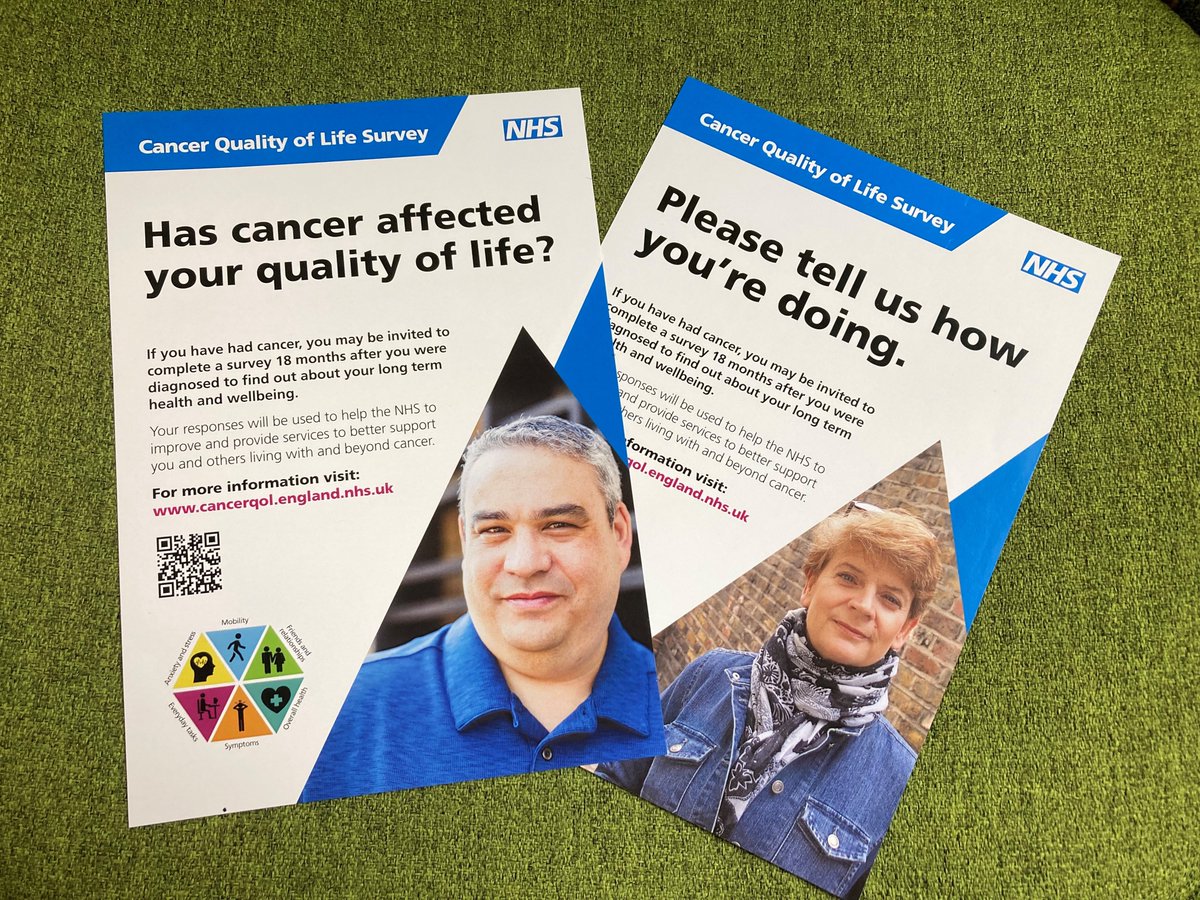 KathMalhotra's tweet photo. Fantastic 2 days #OPC23 exploring all things #LivingWithAndBeyondCancer including #PhysicalActivity #SleepDisturbance #Nutrition #CognitionImpairment
We need to know more about what the issues are.
Promote #CQOLSurvey using these resources https://t.co/Iv6jTPrvgj @RMPartnersNHS https://t.co/7n2HSUOU1F