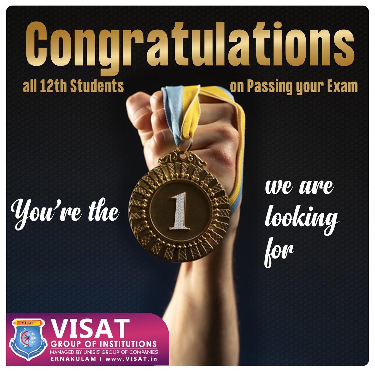 VISATCollege's tweet photo. Congratulations to the Class XII graduates! Your hard work and dedication have paid off. VISAT Group of Institutions wishes you a future filled with success and happiness. Well done!
#class12results #engineeringeducation #VISAT #unisisgroup #keralaclass12results #dhsekerala https://t.co/nglFhIQFDv