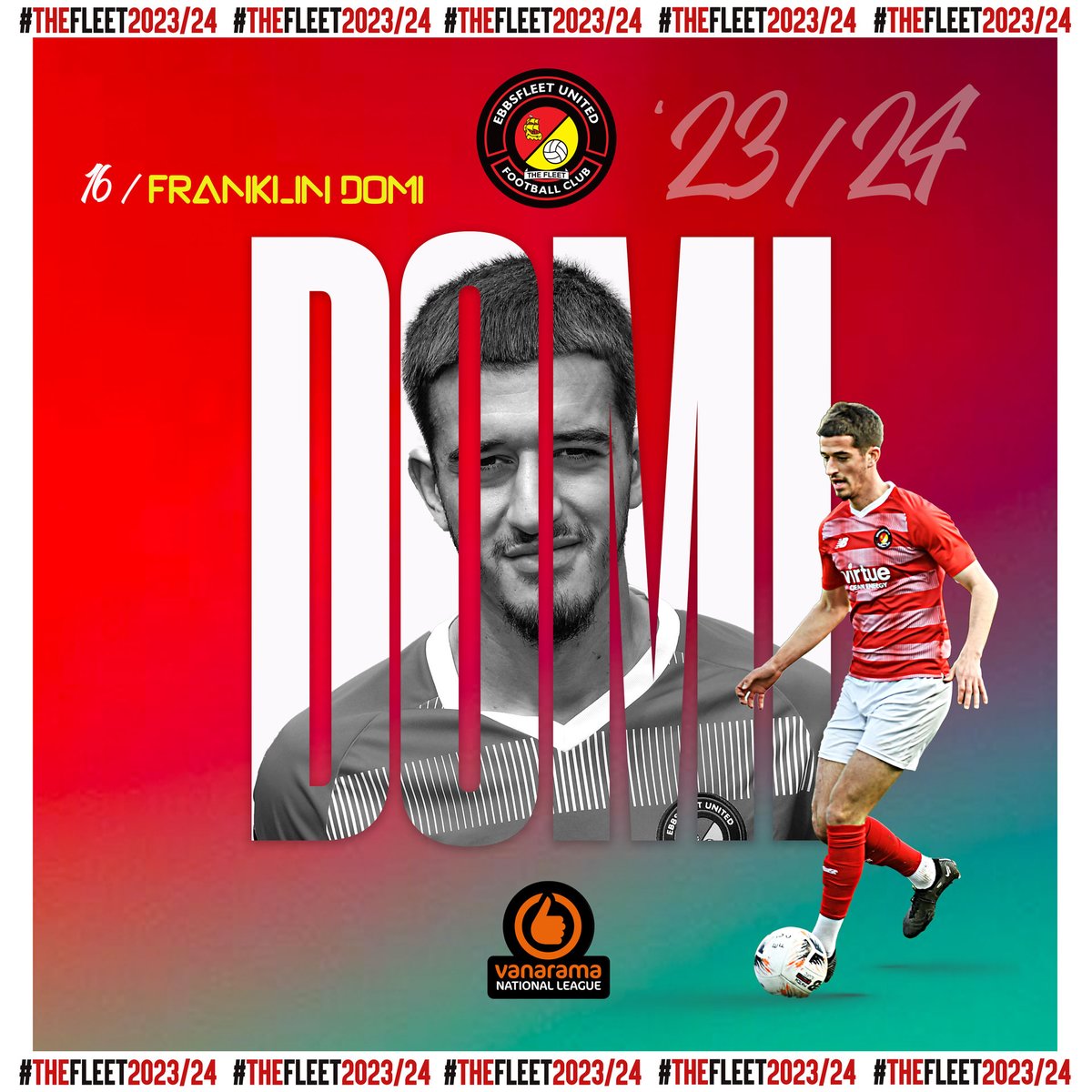 EUFCofficial's tweet photo. IN LIKE FRANKLIN!
National League South completed for the former QPR talent who'll now be looking to DOMInate the National League.

Welcome back Franklin!
https://t.co/fxN4ku8DHx https://t.co/xZfC18TmmE