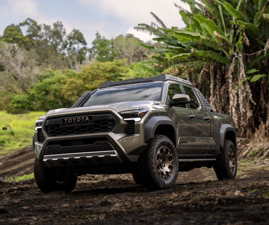 Is it summer YET?!! 🔥 We're ready for the open road, endless possibilities, and unforgettable memories waiting to be made. #2024ToyotaTacoma

If you could take the all-new 2024 Tacoma on the ultimate adventure, where would you go?

#Toyota #LetsGoPlaces #2024Tacoma #Trailhunter