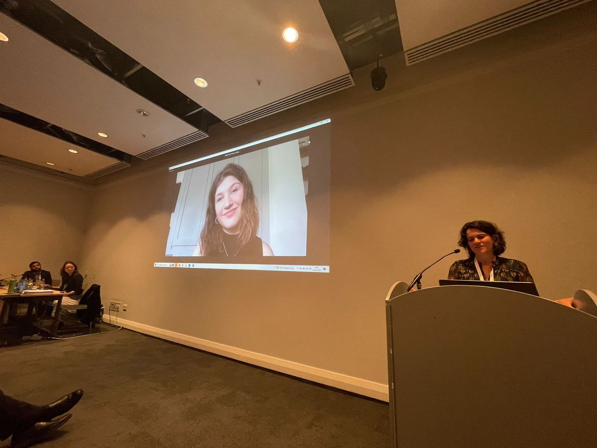 pedsig's tweet photo. Such a privilege to hear from amazing wise and insightful @thececiliajoy at our session at #RCPCH23 - she certainly taught us about the power of stories. Thank you so much! https://t.co/iJ287ydSLv