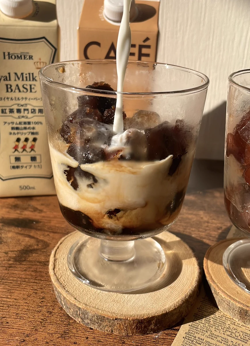 これは美味しそう…カルディ「カフェオレベース」で作る氷コーヒー！