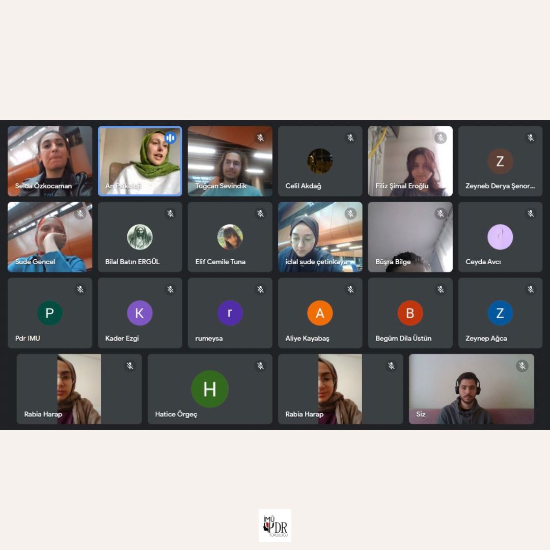 Psikoterapist Büşra Dilekoğlu ile çok güzel bir "Bir Mezuna Danış" etkinliği gerçekleştirdik. Katılımından ve bizlere olan güzel tavsiylerinden dolayı çokk teşekkür ediyoruzz. Daha nice "Bir Mezuna Danış" etkinliğinde görüşebilmek dileğiylee sevgiyle kalınn 💓✨🌸