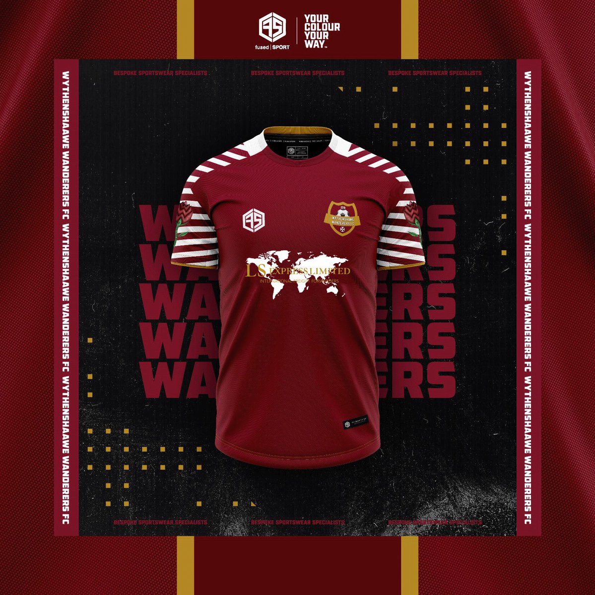 Delighted to announce @LSExpress23 have become club sponsors! 💫 Cannot thank you enough! ❤ Here's to a new partnership 🤝🙌 The new kits will be on order shortly designed by @fusedSPORTMCR..... 👀 at our home kit for next season! 😍 #upthewanderers