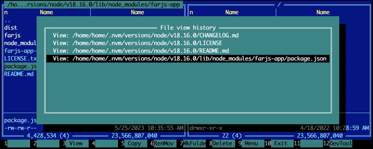 farjs_app's tweet photo. New version 0.11.0 was released featuring:
- full Unicode support
- removed dependency on react-redux
- File view history popup https://t.co/yzPm5R6txb