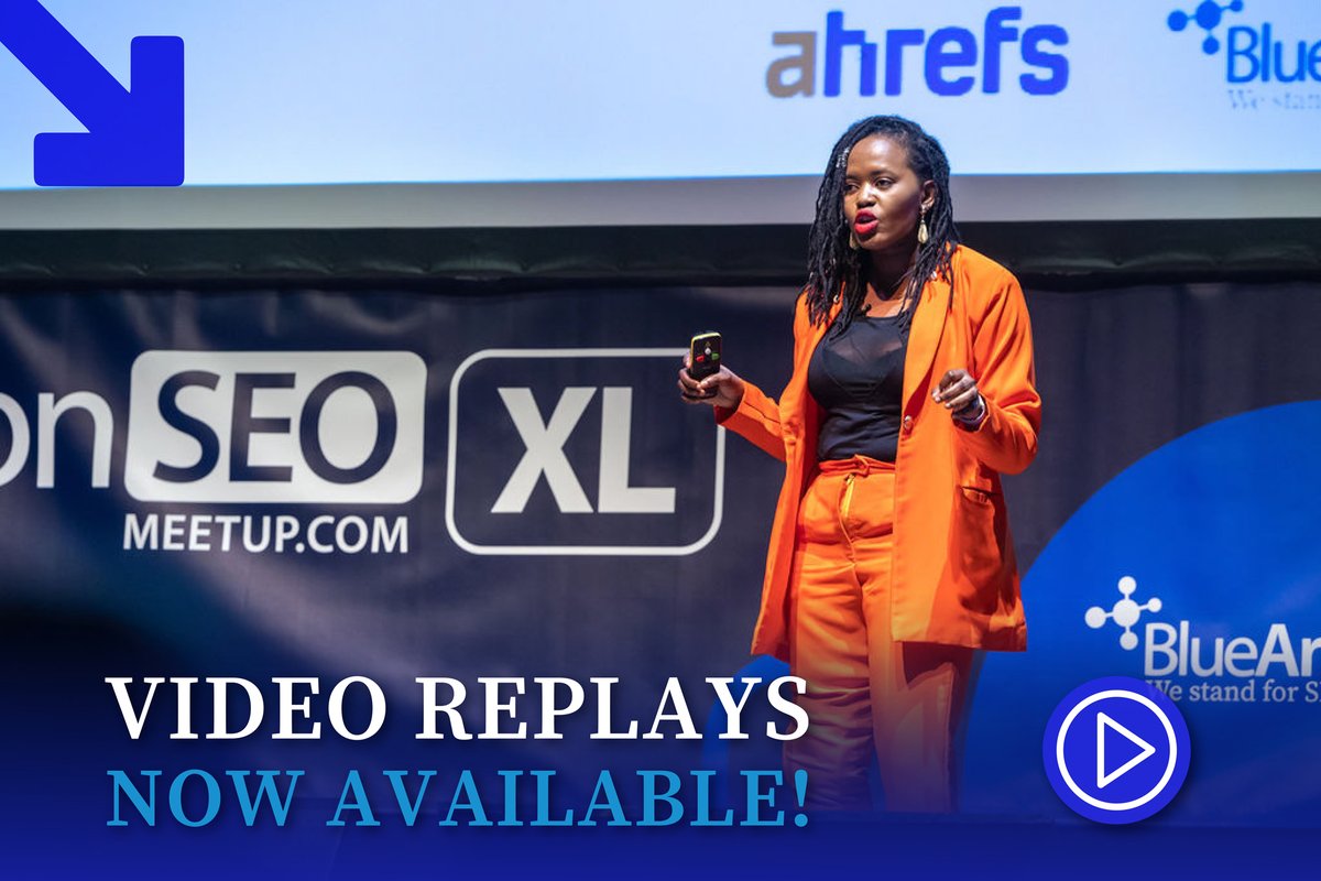 🎉 We've got good news &amp; great news! 

The good news? 
Official replay videos from #LondonSEOXL are now available 🎥 📚

The great news? 
You can access every single talk for free! 🆓 

Head to the replay site to see all of our speakers in action 📸

👉 londonseomeetup.com/xl-replay-2023/