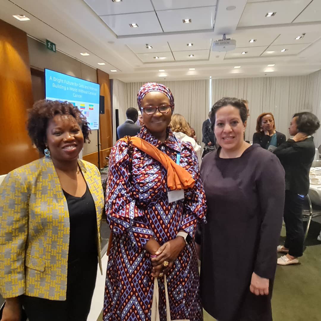 DrZSB's tweet photo. HPV vaccine for cervical cancer prevention needs to reach 86M Girls to meet @WHO’s elimination targets by 2030. Nigeria has the 3rd largest number of girls that need this life saver. The new commitment from @gatesfoundation @gavi will accelerate the goal. 
In line with the anticipated roll out of HPV in Nigeria soon, my personal desire to provide a “Brighter Future for Girls”, I attended a high level meeting today @ #WHA76 and signed this Global declaration. Will you also sign? 
https://t.co/efytb79MkQ