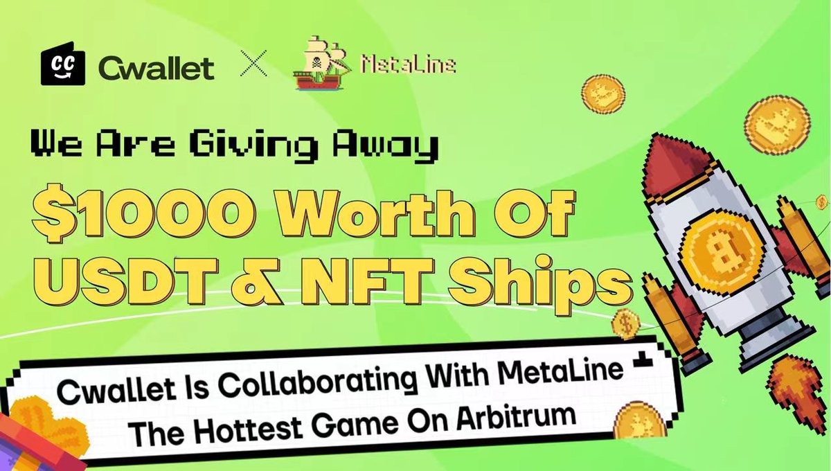 MetaLine X (@metaline001) on Twitter photo $1000 worth of USDT&NFT Ship giveaway
Join Campaign: s.giveaway.com/1a2o5a2
<a href="/Giveaway_HQ/">Giveaway.com</a> rewards JfaskAZyms6
Rewards:
🎁 300 USDT for 30 winner(s) with a fixed amount
📷 NFT Ship Airdrop for 70 winner(s) $1000 worth of USDT&NFT Ship giveaway
Join Campaign: s.giveaway.com/1a2o5a2
<a href="/Giveaway_HQ/">Giveaway.com</a> rewards JfaskAZyms6
Rewards:
🎁 300 USDT for 30 winner(s) with a fixed amount
📷 NFT Ship Airdrop for 70 winner(s)