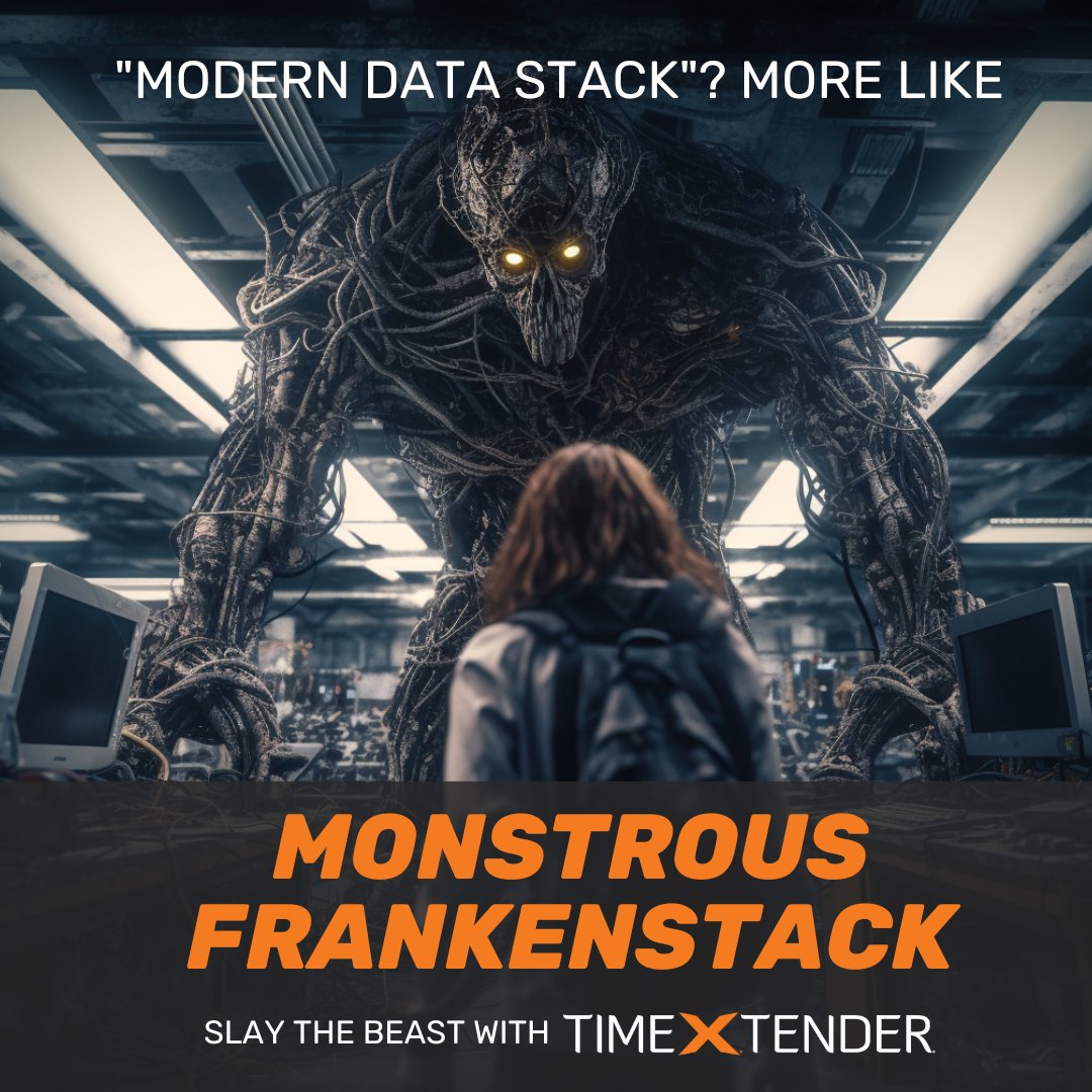 TimeXtender's tweet image. Have you created a monster?

It is time to slay the beast! We can show you how: hubs.ly/Q01QcHW-0

#datastack #dataengineering #datascience #datamangement #dataintegration #timextender #becausetimematters