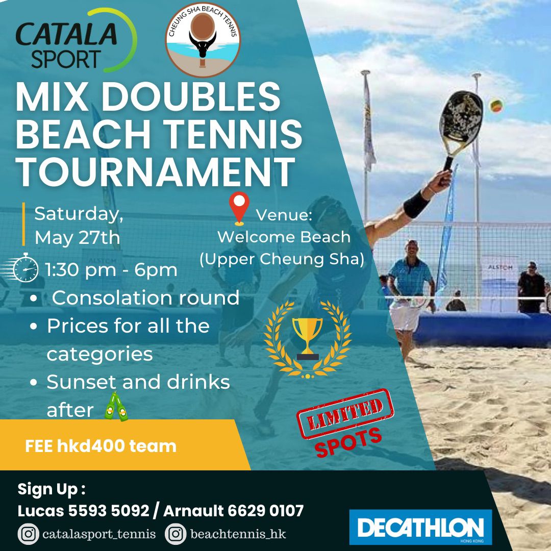 And while we wait patiently for our next Web3 event, HK Web3Sports will be helping and participating this coming weekend in another Beach Tennis tournament!!

Everyone is welcome, come by and get a beer with us