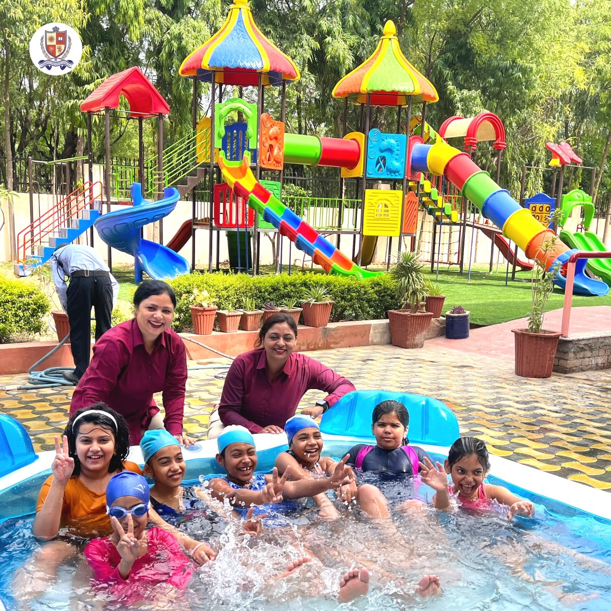 bisjaipur's tweet photo. Here's a glimpse from day three of Exploria!
We assure everyday gets better and better for kids!
#BIS #britishinternationalschool #exploria #summertime
#summervibes #summer #schools #bestschool
#summercamp #fun #playzone #learningtogether
#learningwithfun #explore #learning https://t.co/qYN3fpRLhz