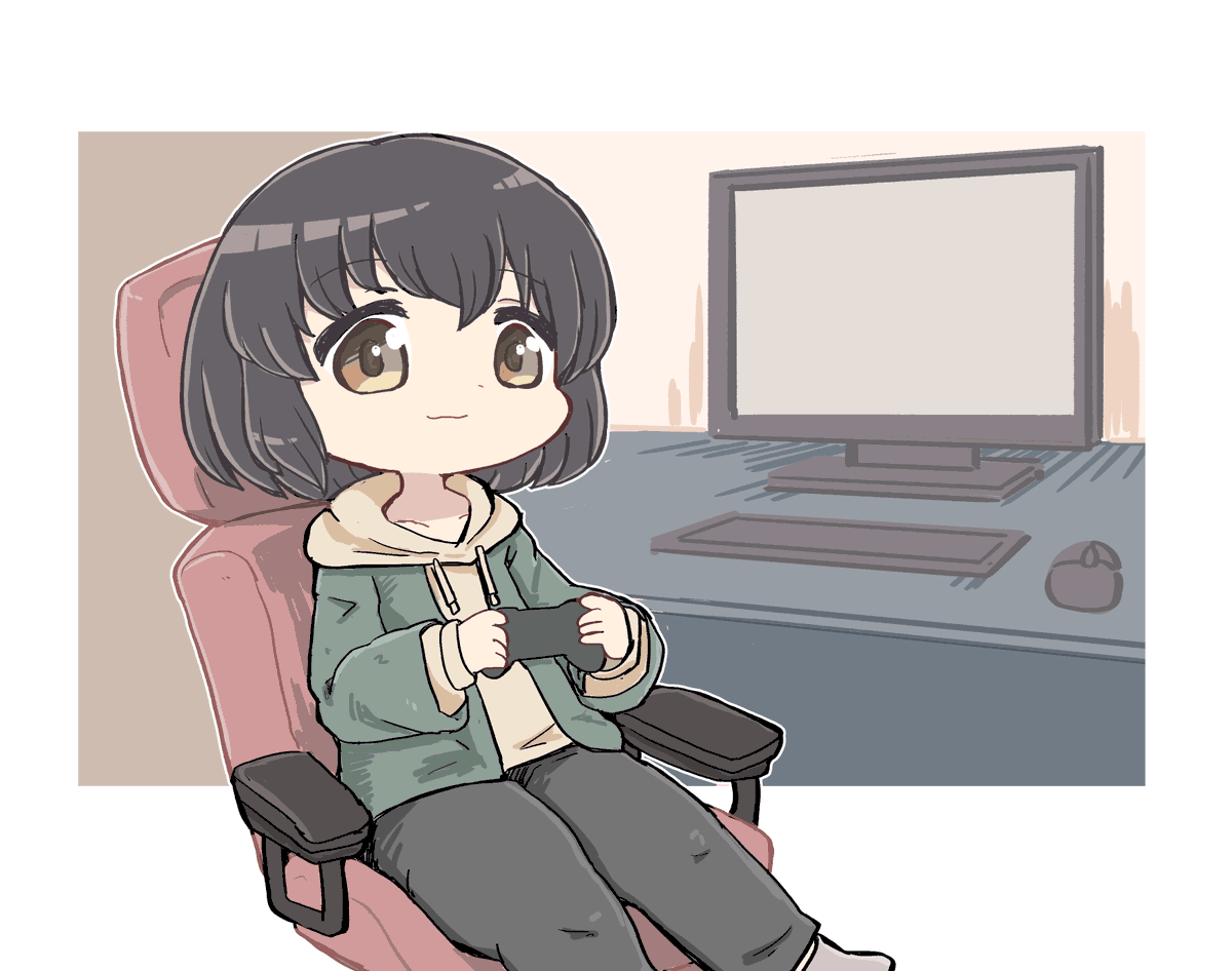 「  えをかくのがとくいですよろしくおねがいします」|筆禍＠お砂糖AIのイラスト