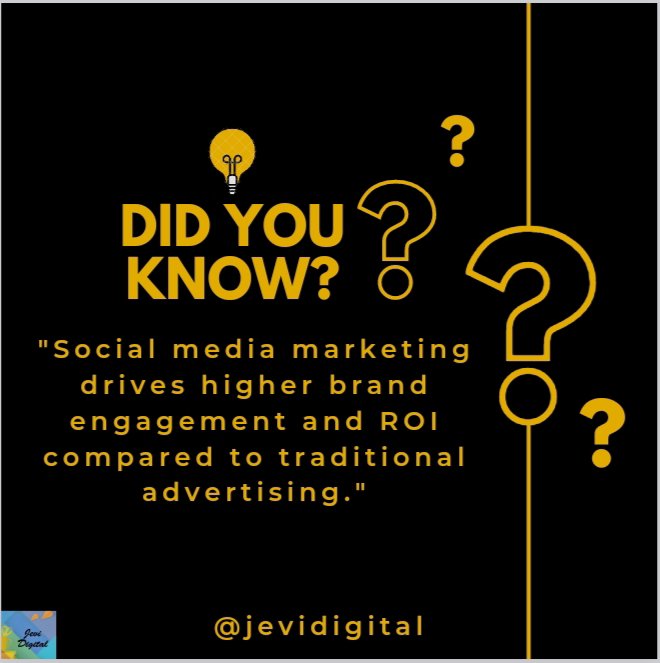 Unlock the Power of Social Media Marketing
#DigitalMarketingFacts #MarketingTrivia #DidYouKnowMarketing #DigitalMarketingStats
#FunMarketingFacts #MarketingKnowledge
#SocialMediaFacts #OnlineMarketingTrivia
#AdvertisingFacts #SEOStats #digitalmarketing #jevidigital
