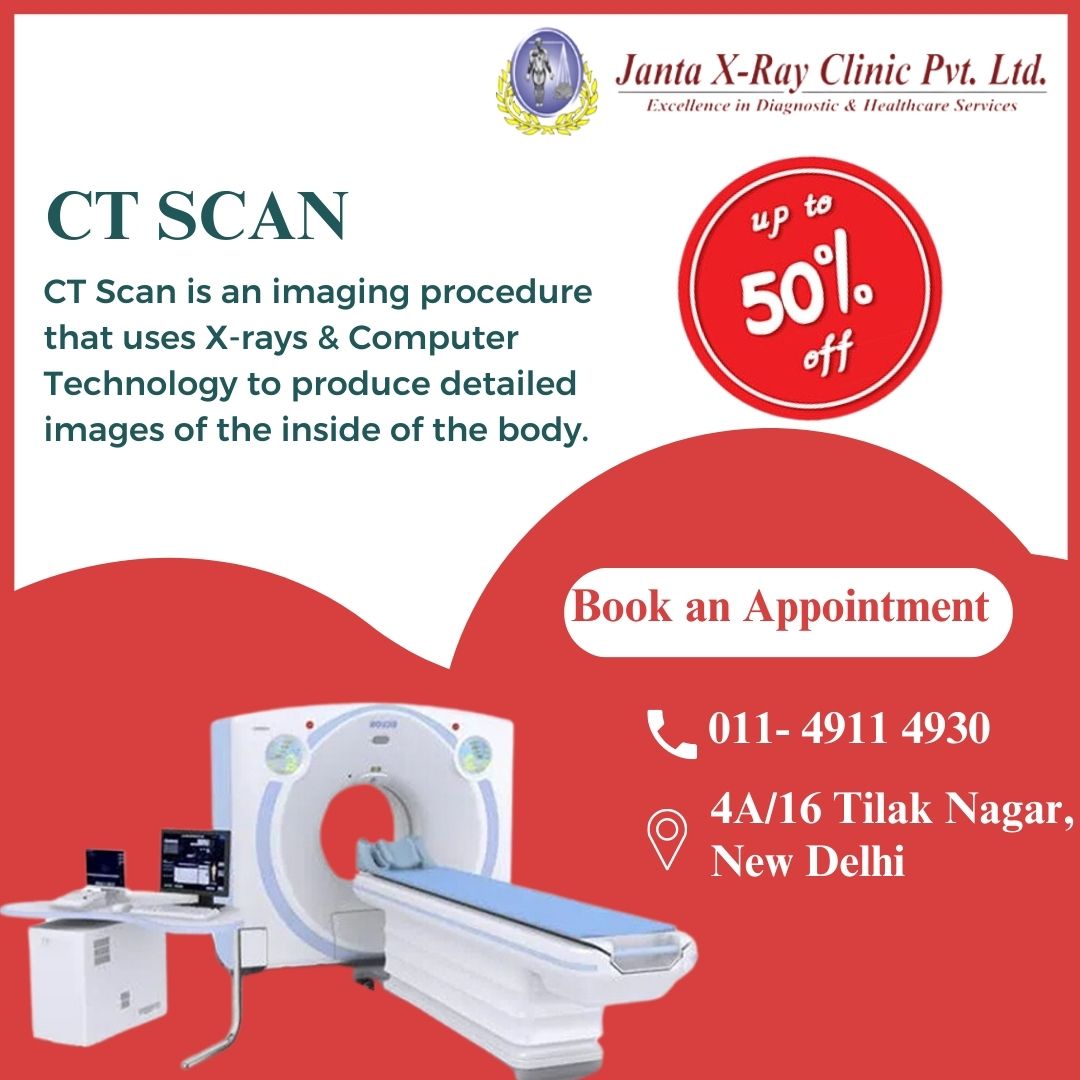 JantaXRayClinic's tweet photo. CT scan is an Imaging procedure that uses Xray &amp; Computer Technology to produce detailed images of the inside of the body.

Janta Xray Clinic Pvt Ltd. offers 50% off on CT Scan Now.

Call us: 011-49114930

#Health #Healthcare #Medical #Computertechnologies https://t.co/55J7Q5BNAL